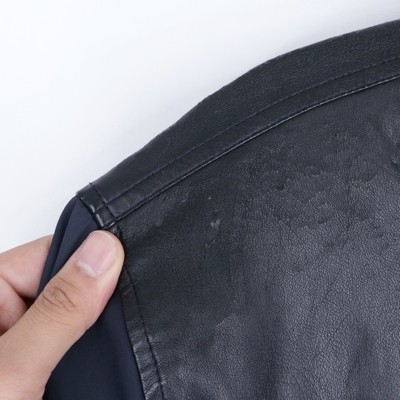 Michael Kors Mens Large Color Block Bomber Jacket - Picture 11 of 12